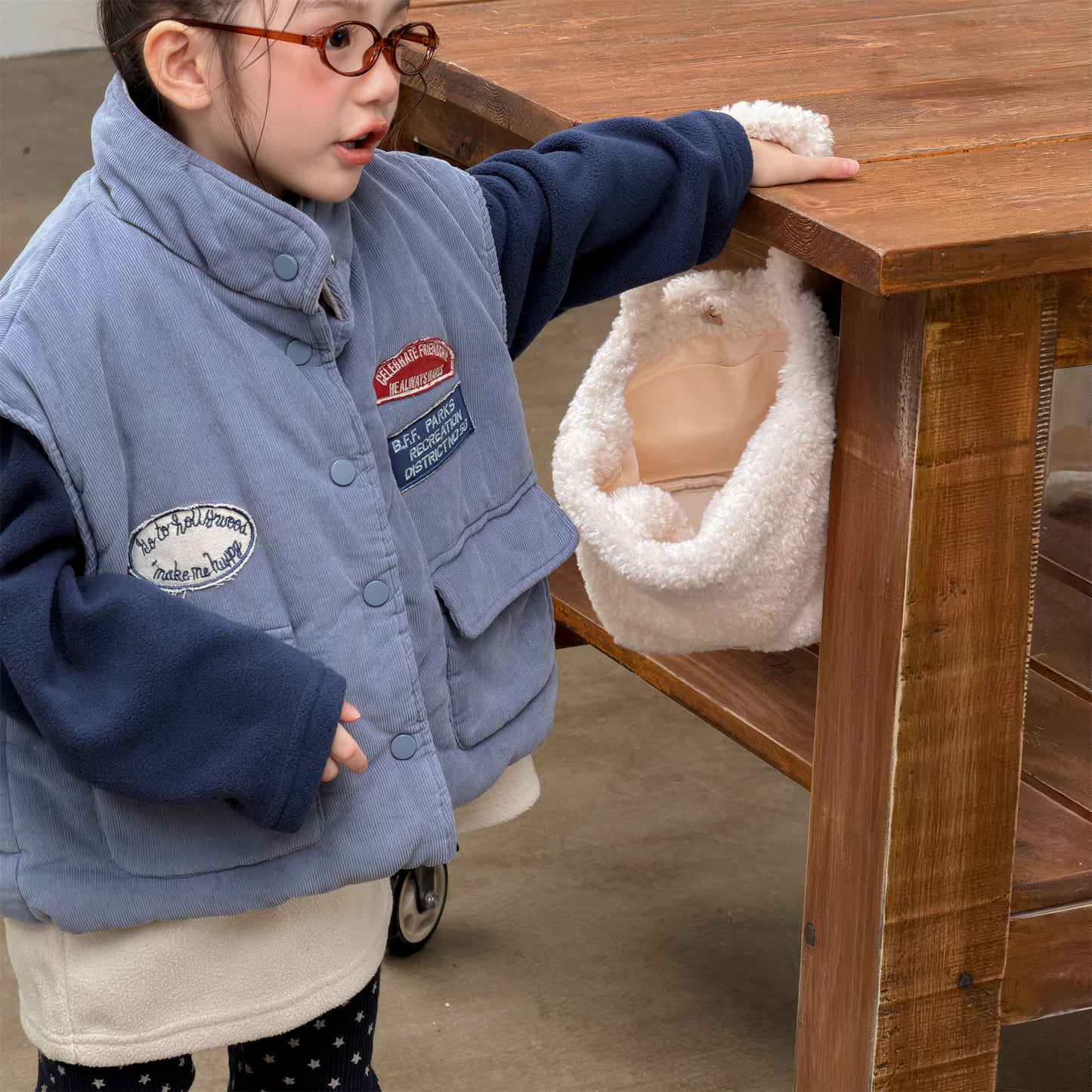 ベスト 中綿ベスト 裏フリース フィッシャーマンベスト アウター【mh0011905】