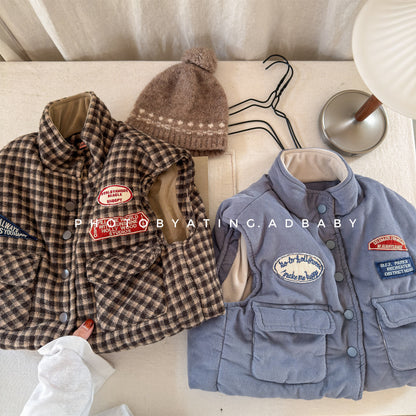 ベスト 中綿ベスト 裏フリース フィッシャーマンベスト アウター【mh0011905】