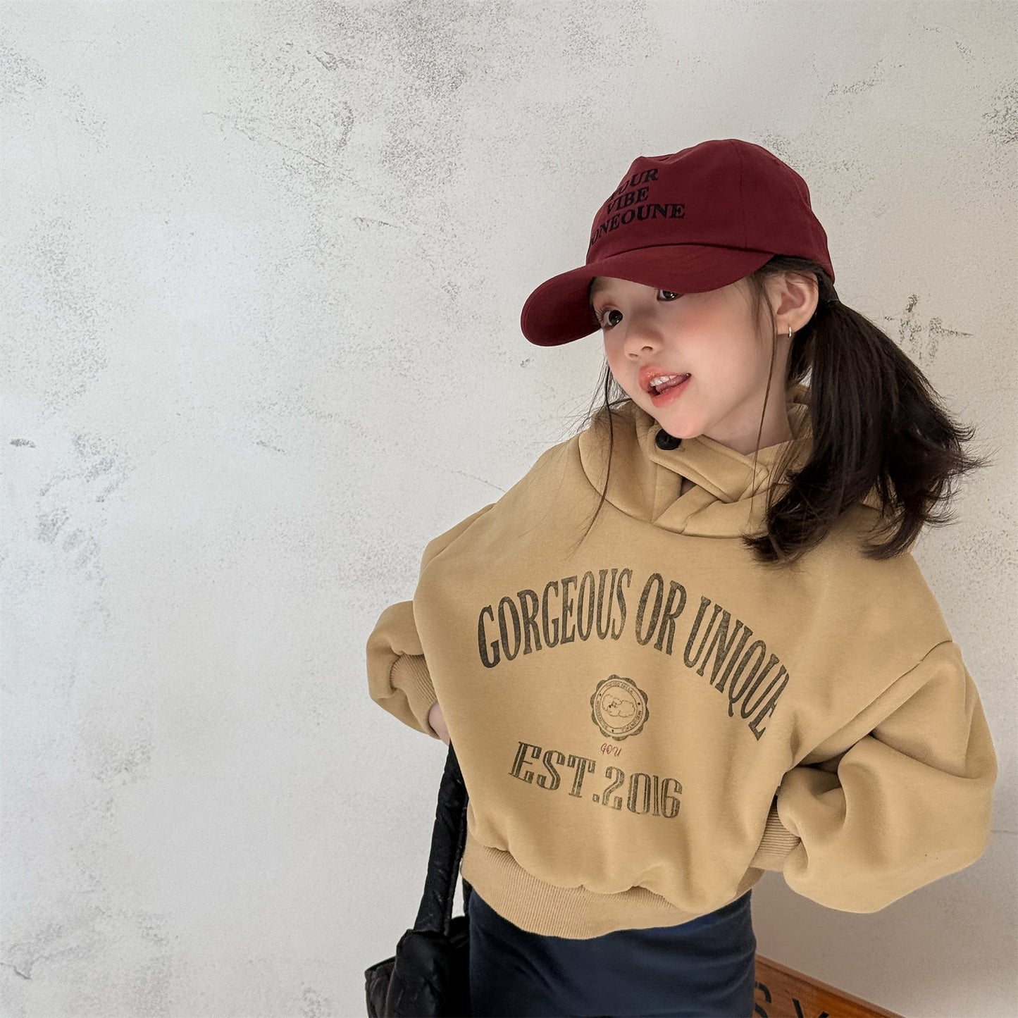 トレーナー・フーディ フーディスウェットトレーナー フード付き ロゴプリント パッチワーク【mh0011909】