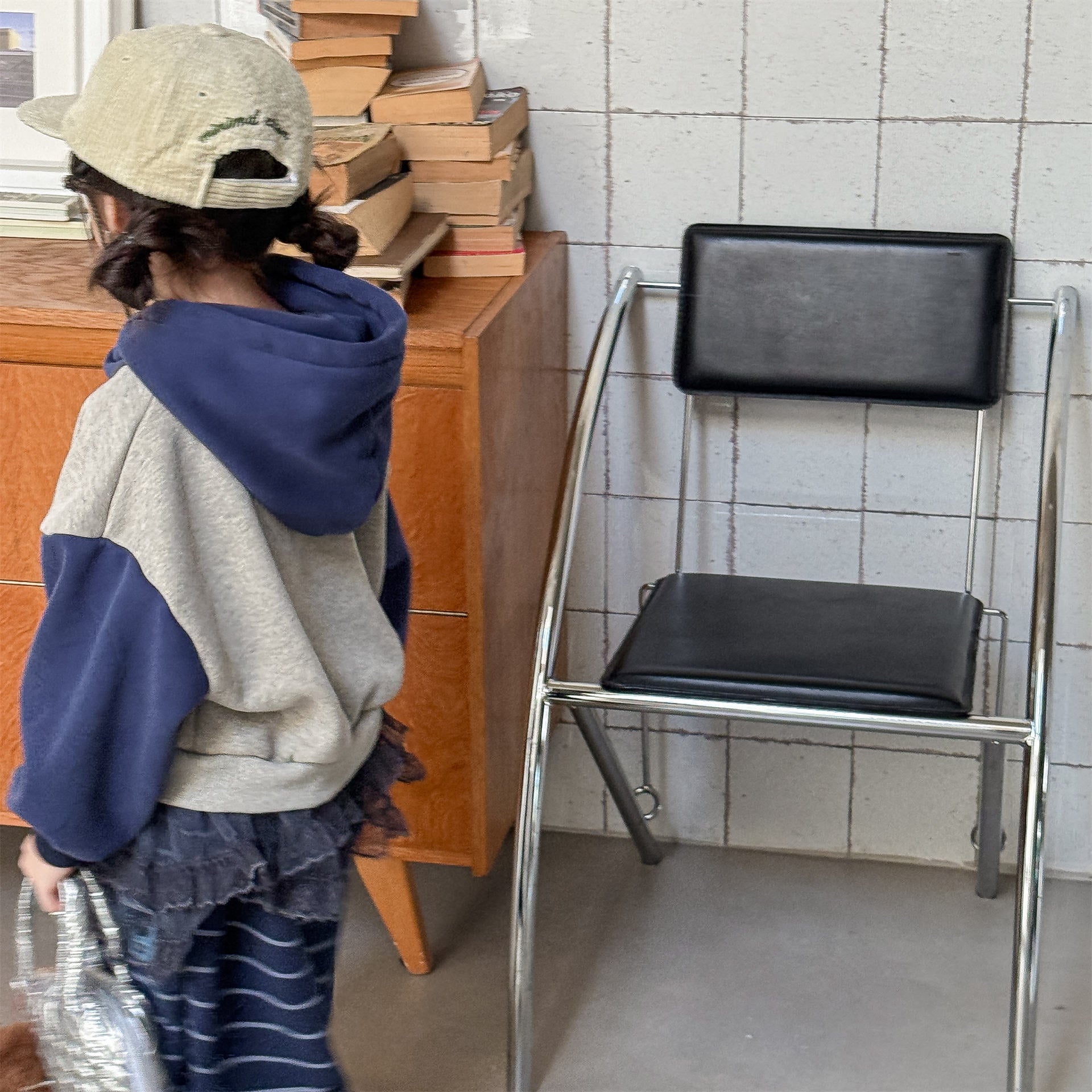 トレーナー・フーディ フーディスウェットトレーナー フード付き ロゴプリント パッチワーク【mh0011909】