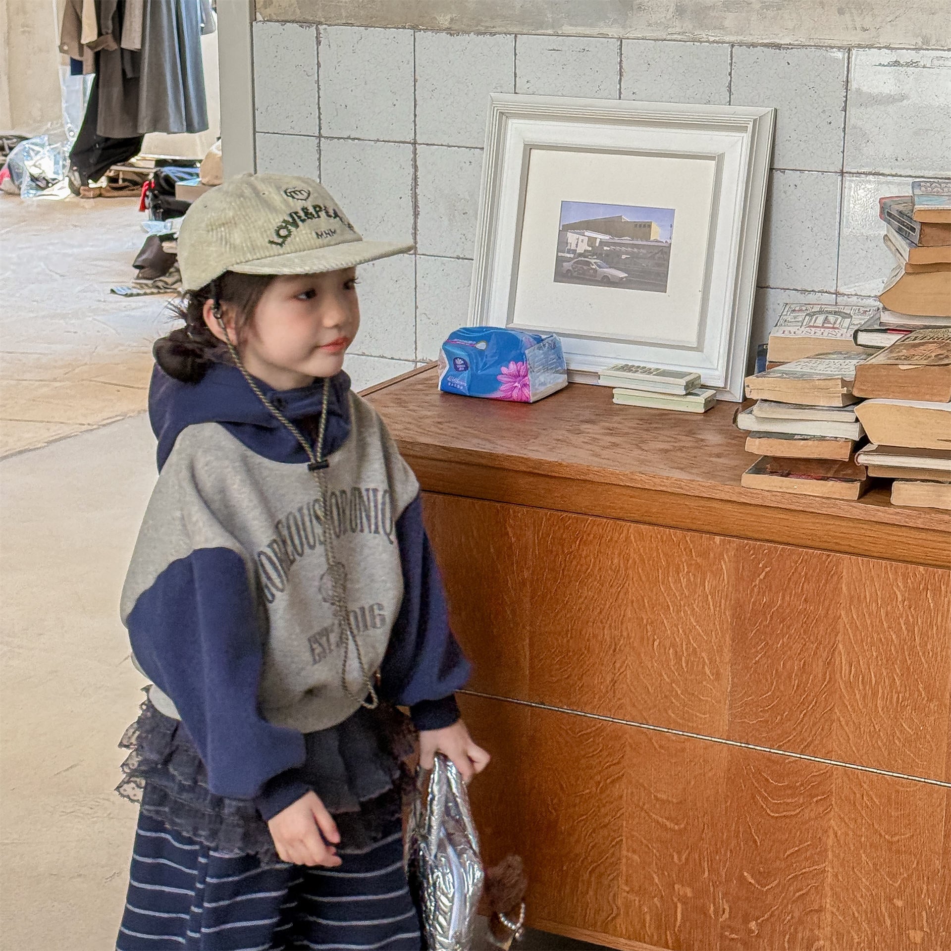 トレーナー・フーディ フーディスウェットトレーナー フード付き ロゴプリント パッチワーク【mh0011909】