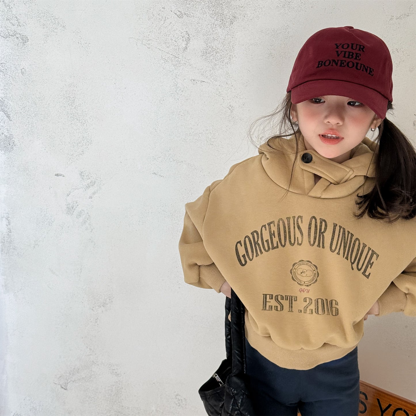 トレーナー・フーディ フーディスウェットトレーナー フード付き ロゴプリント パッチワーク【mh0011909】