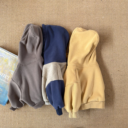 トレーナー・フーディ フーディスウェットトレーナー フード付き ロゴプリント パッチワーク【mh0011909】