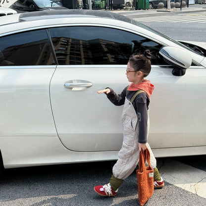 サロペットパンツ・サスペンダーパンツ キルトサロペットオーバーオール 防寒 サスペンダーパンツ【mh0011910】