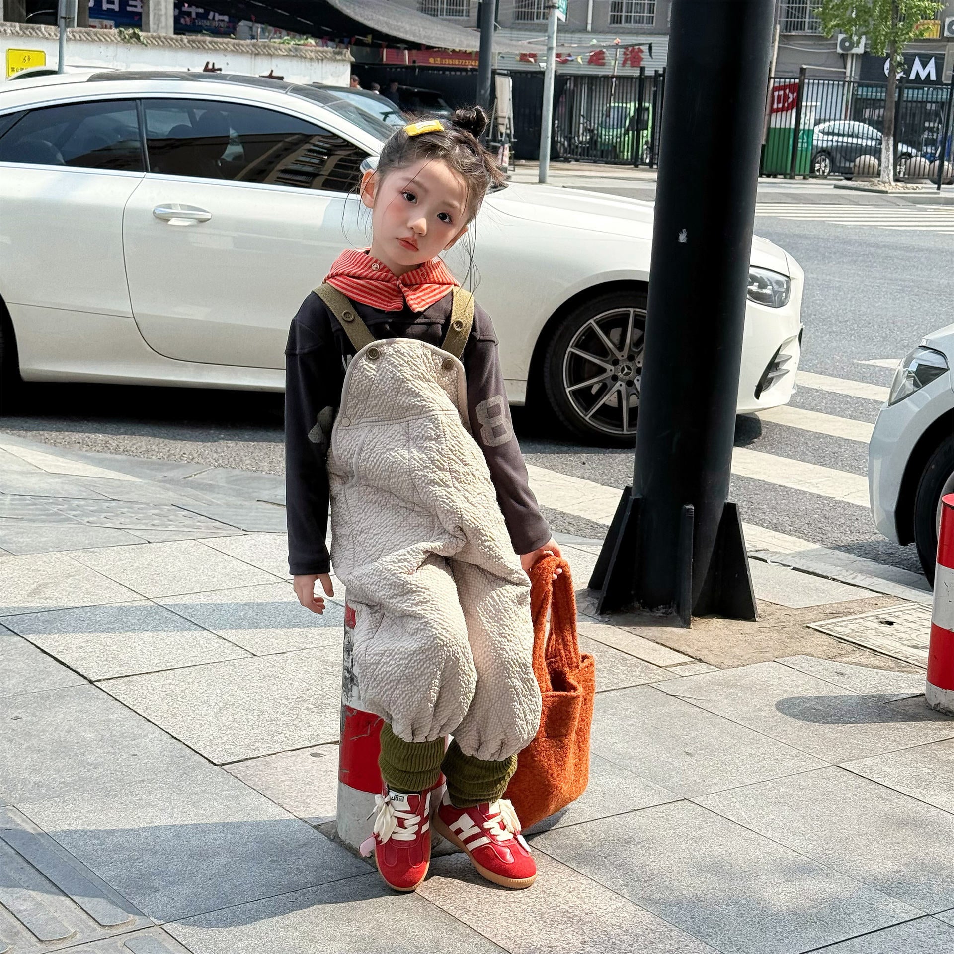 サロペットパンツ・サスペンダーパンツ キルトサロペットオーバーオール 防寒 サスペンダーパンツ【mh0011910】