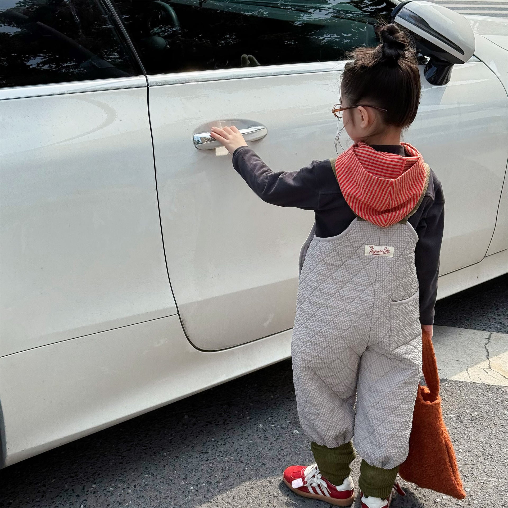 サロペットパンツ・サスペンダーパンツ キルトサロペットオーバーオール 防寒 サスペンダーパンツ【mh0011910】