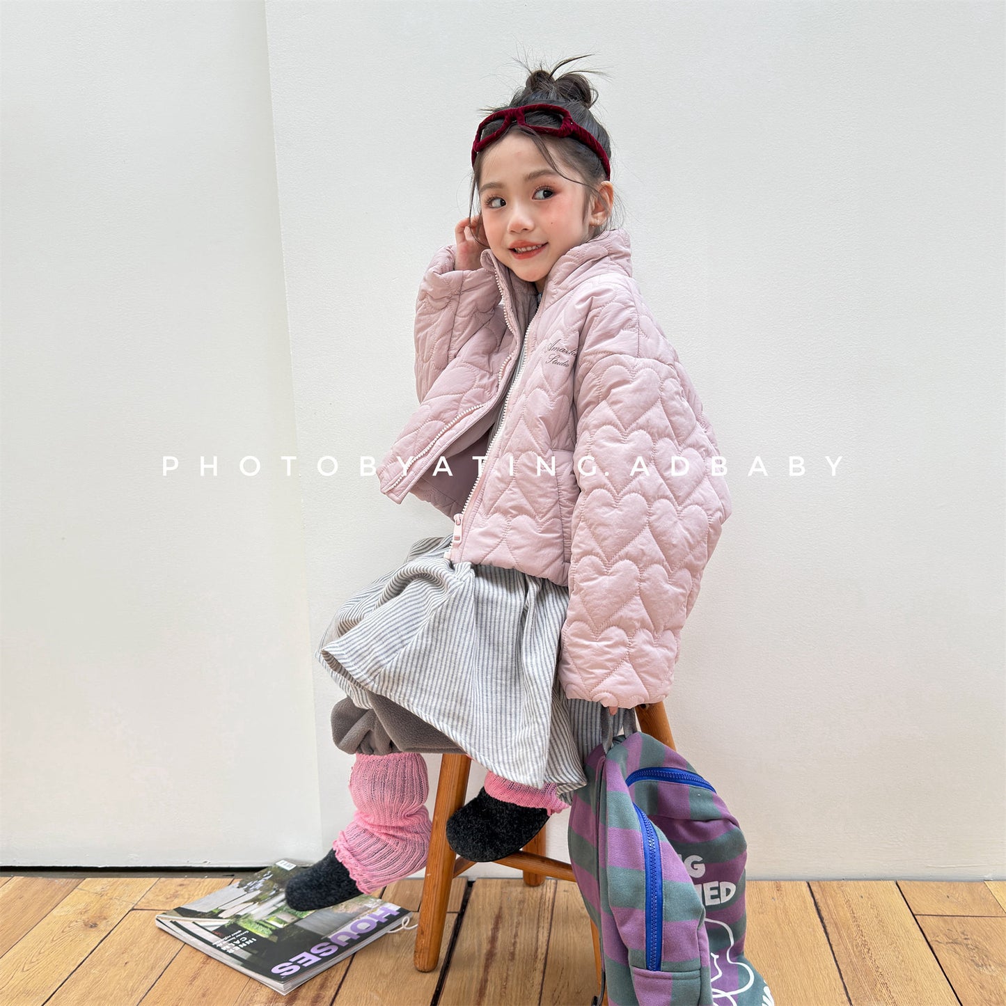 ショートコート・ジャケット・ジャンパー ハートキルティングジャケット キルトブルゾン ショートコート【mh0011912】