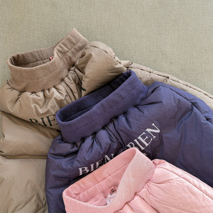 ロングパンツ・スウェットパンツ 中綿防寒パンツ ジョガーパンツ 暖パン ロゴプリント【mh0011916】