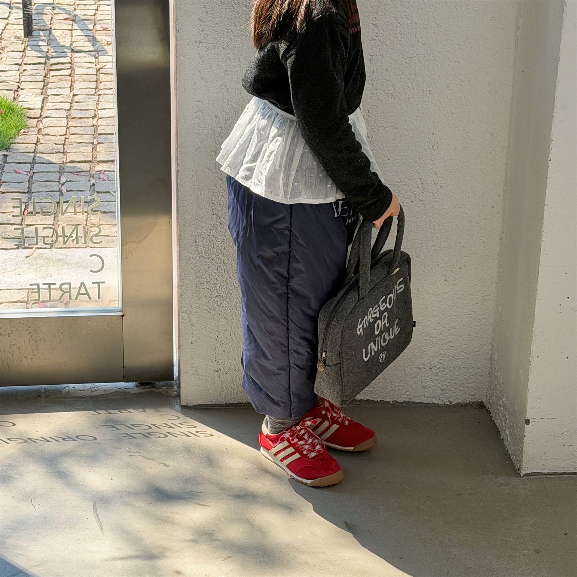 ロングパンツ・スウェットパンツ 中綿防寒パンツ ジョガーパンツ 暖パン ロゴプリント【mh0011916】