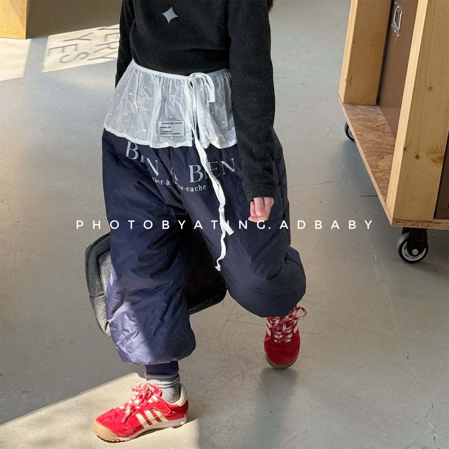 ロングパンツ・スウェットパンツ 中綿防寒パンツ ジョガーパンツ 暖パン ロゴプリント【mh0011916】