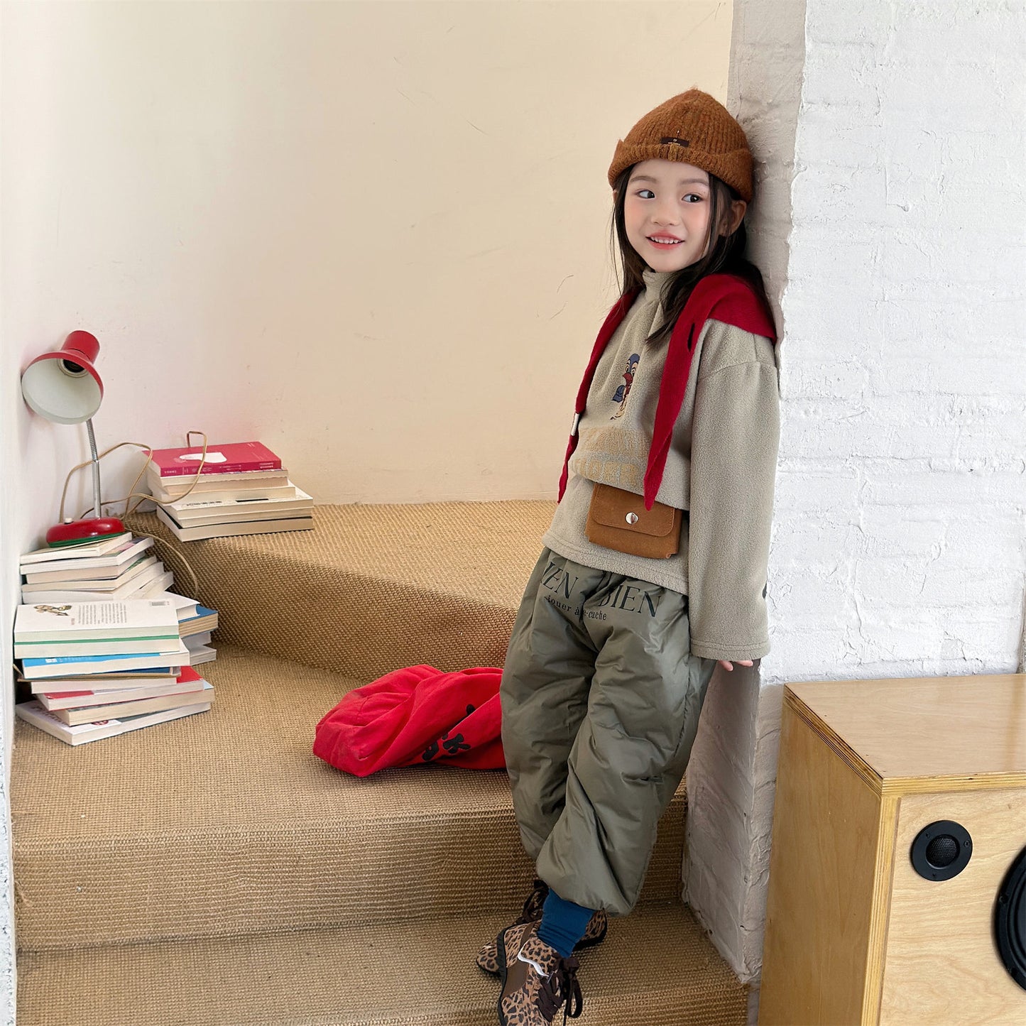 ロングパンツ・スウェットパンツ 中綿防寒パンツ ジョガーパンツ 暖パン ロゴプリント【mh0011916】