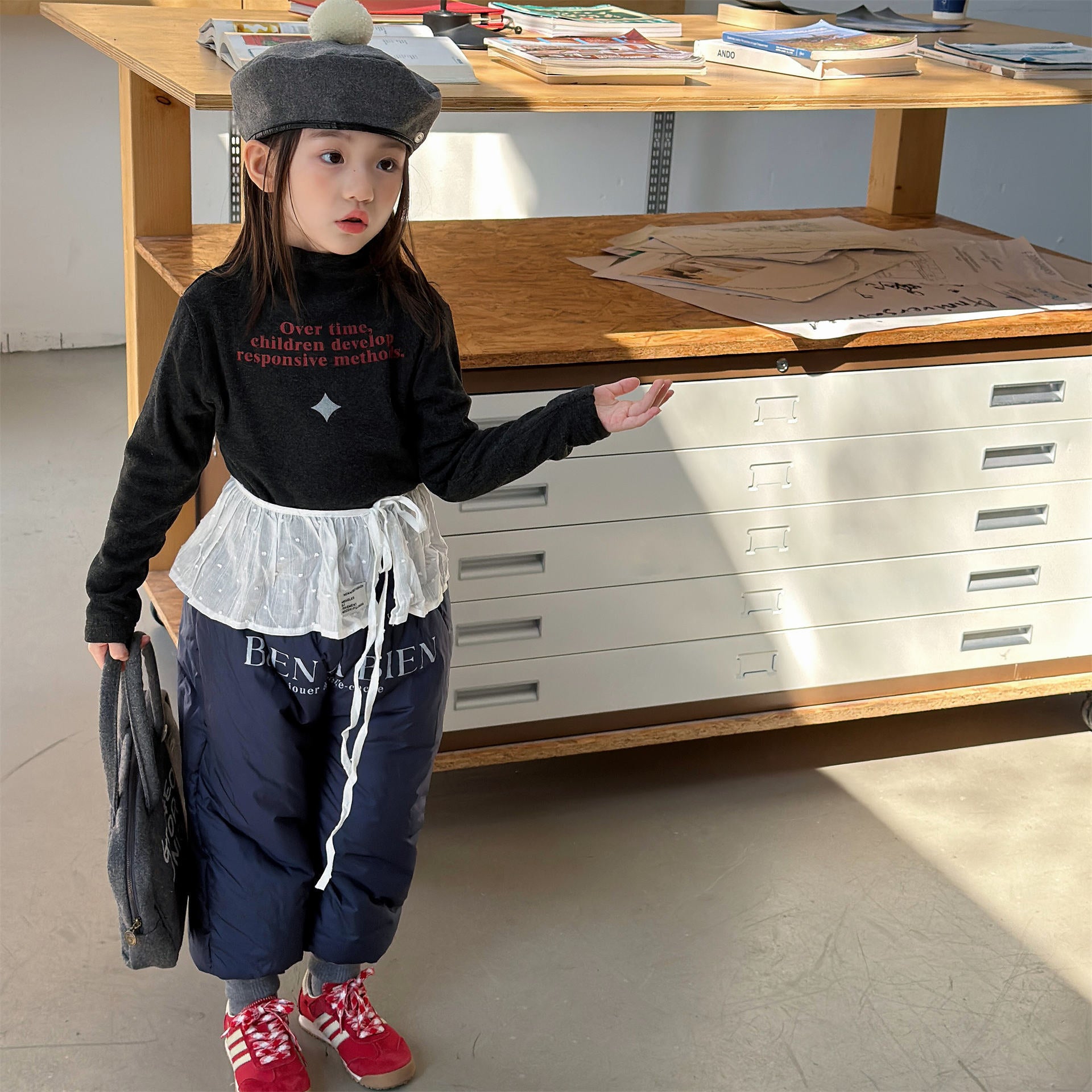 ロングパンツ・スウェットパンツ 中綿防寒パンツ ジョガーパンツ 暖パン ロゴプリント【mh0011916】