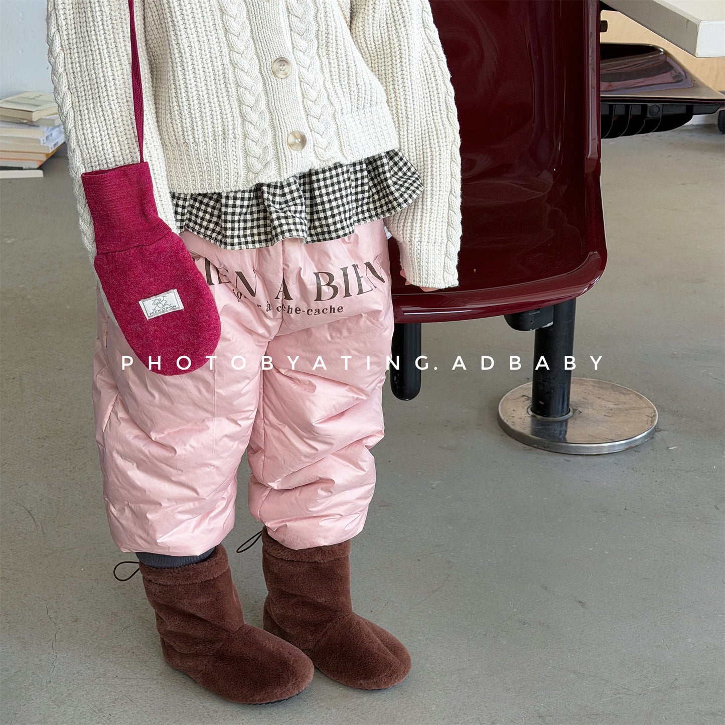 ロングパンツ・スウェットパンツ 中綿防寒パンツ ジョガーパンツ 暖パン ロゴプリント【mh0011916】