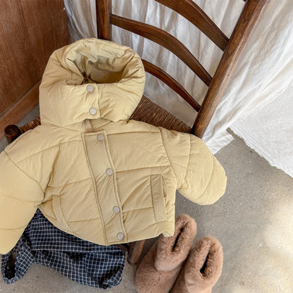 ショートコート・ジャケット・ジャンパー フーディボンバージャケット 中綿ブルゾン コート【mh0011917】