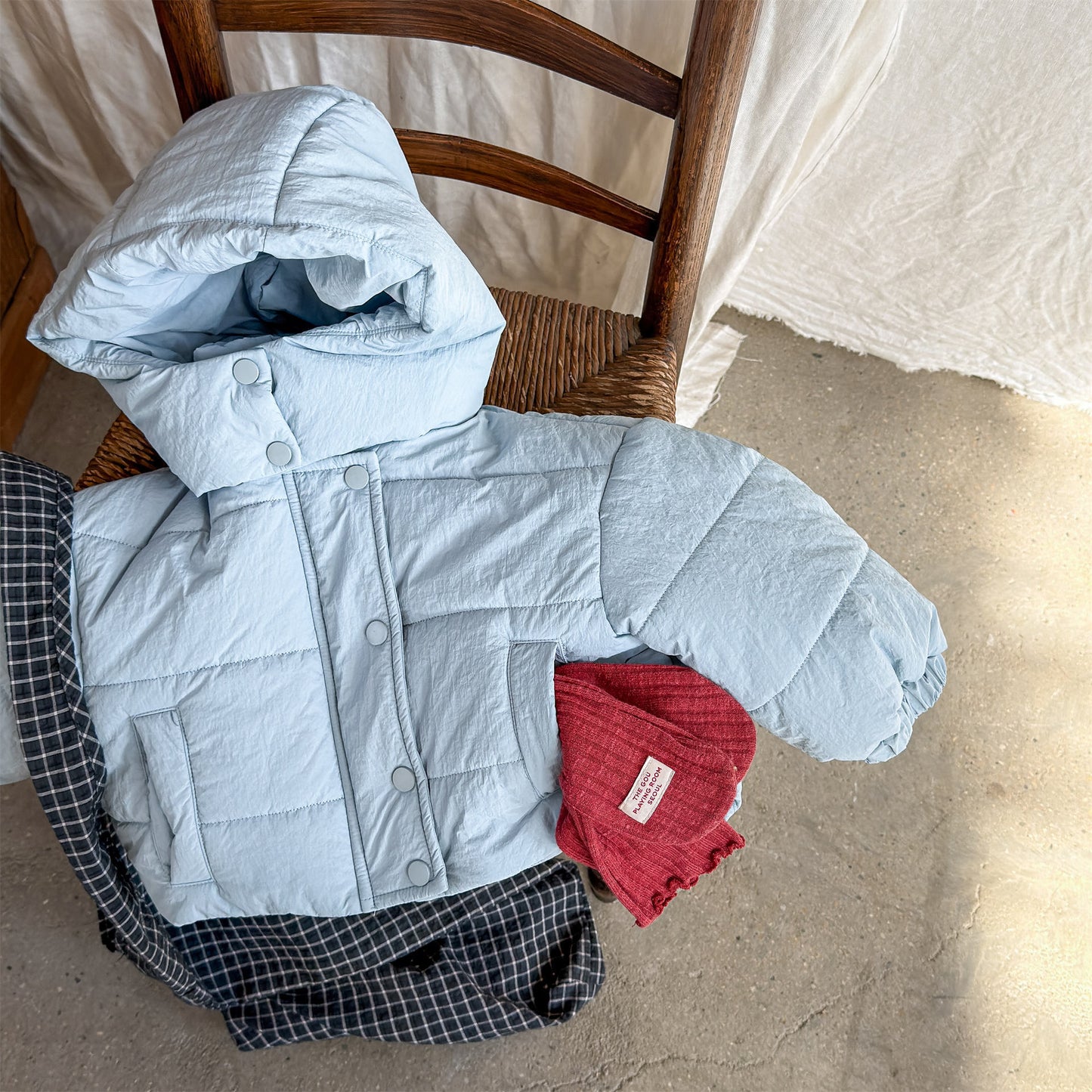 ショートコート・ジャケット・ジャンパー フーディボンバージャケット 中綿ブルゾン コート【mh0011917】