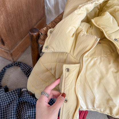 ショートコート・ジャケット・ジャンパー フーディボンバージャケット 中綿ブルゾン コート【mh0011917】