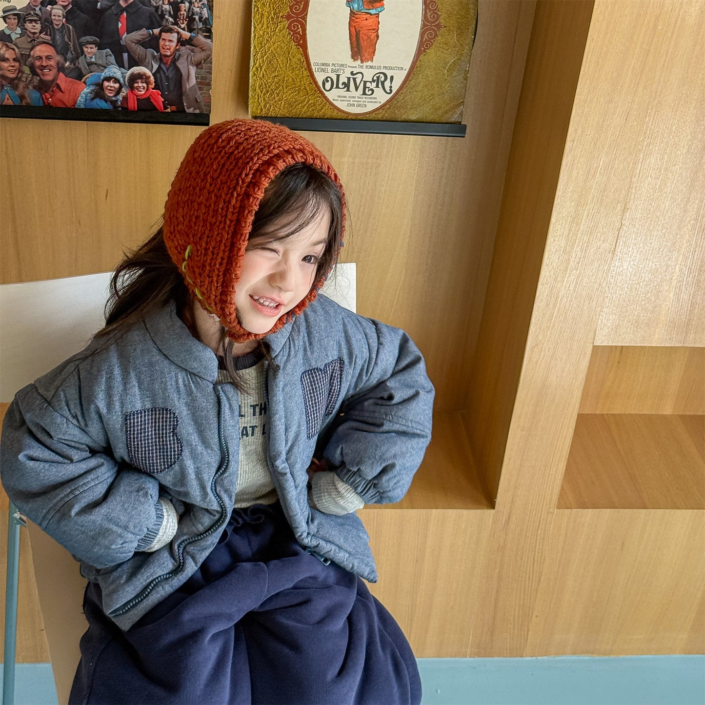 ショートコート・ジャケット・ジャンパー パッチワークブルゾン 中綿ジャケット コート【mh0011918】