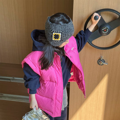 ベスト 中綿ダウンベスト アウター 裏フリース【mh0011919】