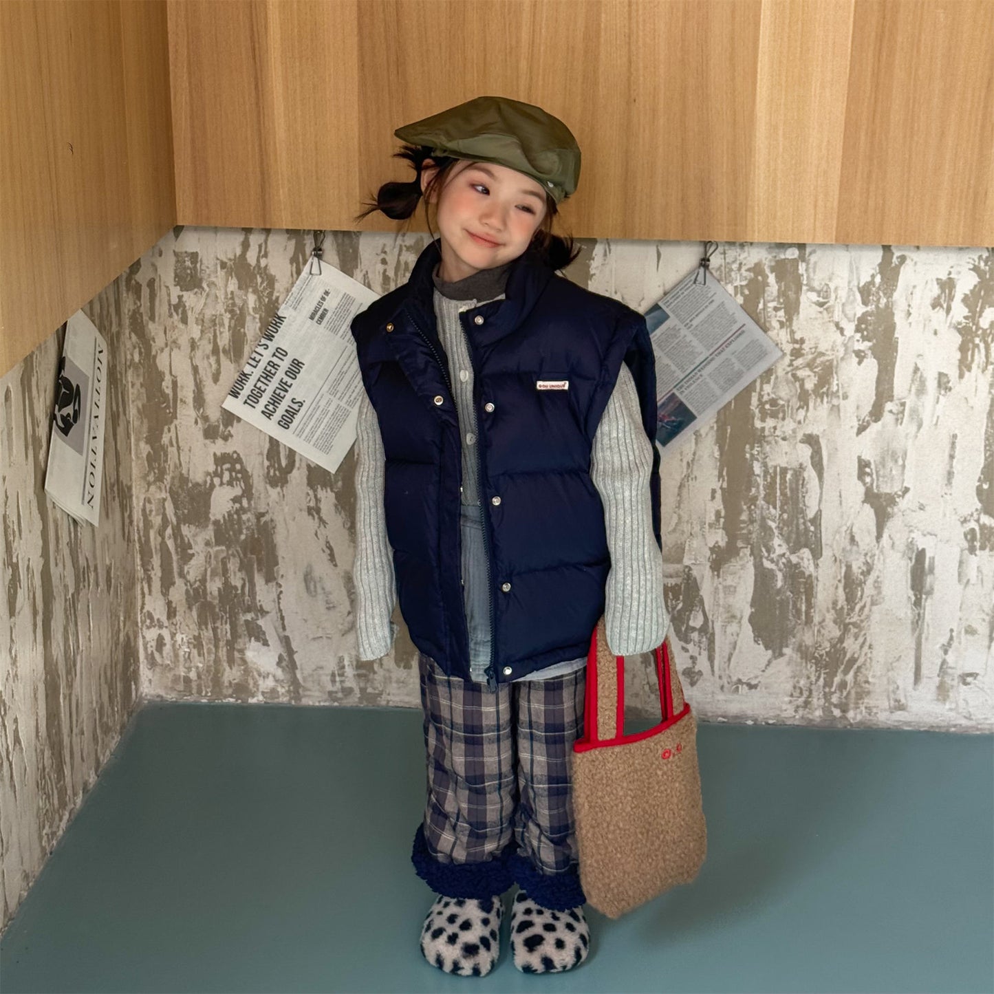 ベスト 中綿ダウンベスト アウター 裏フリース【mh0011919】