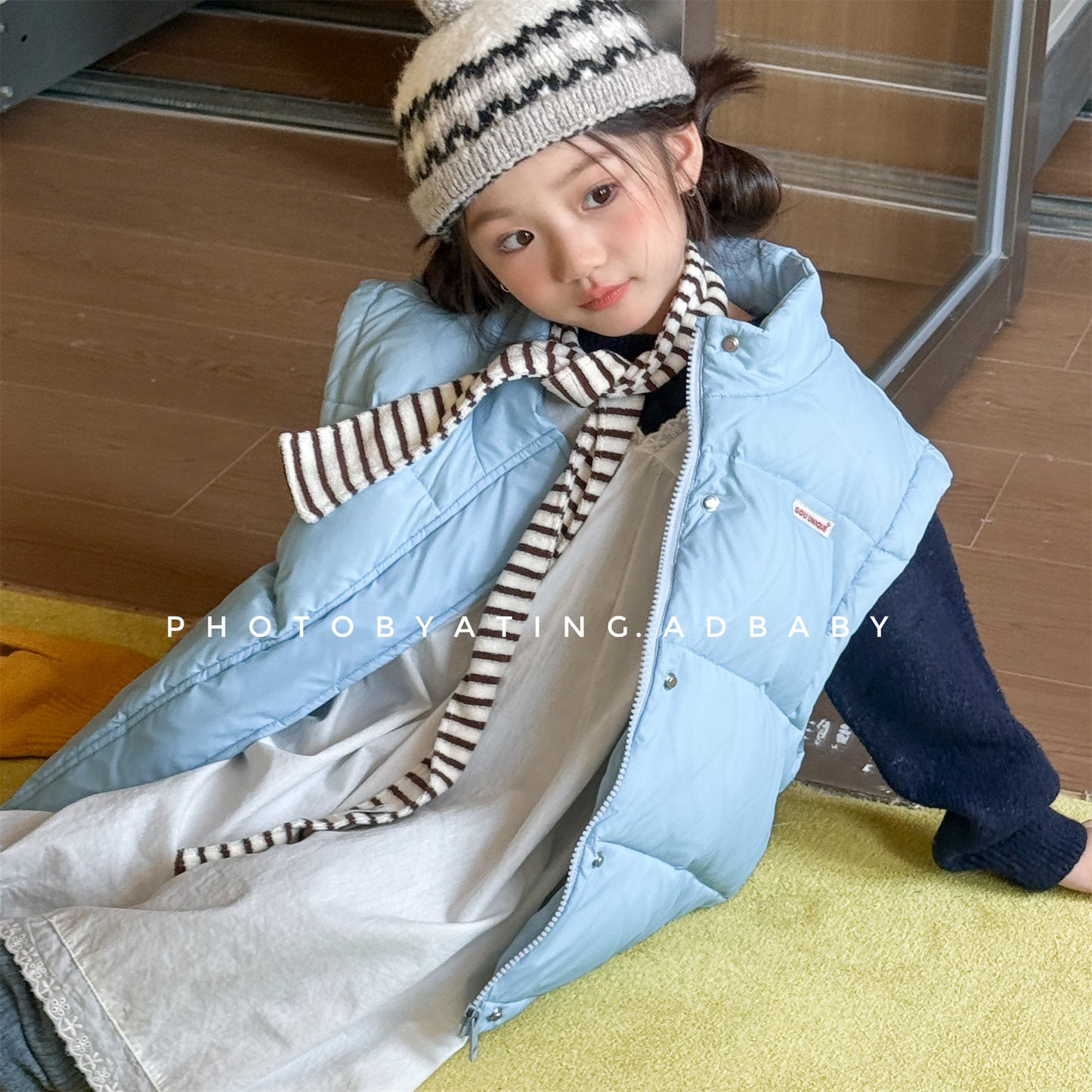 ベスト 中綿ダウンベスト アウター 裏フリース【mh0011919】