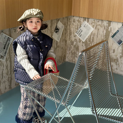 ベスト 中綿ダウンベスト アウター 裏フリース【mh0011919】