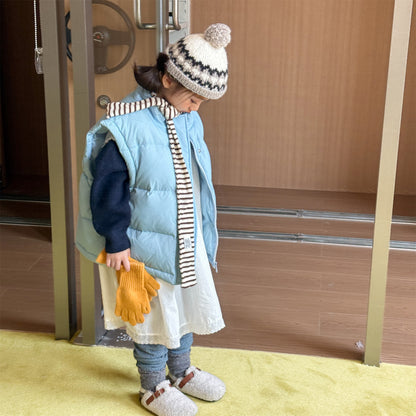 ベスト 中綿ダウンベスト アウター 裏フリース【mh0011919】