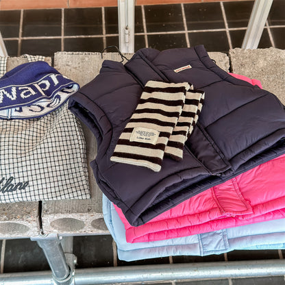 ベスト 中綿ダウンベスト アウター 裏フリース【mh0011919】