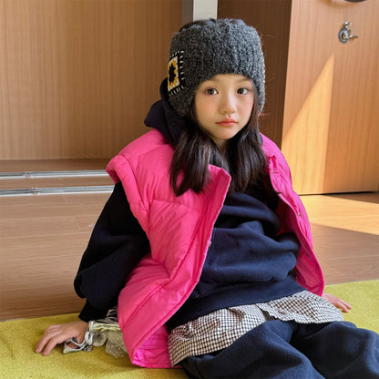 ベスト 中綿ダウンベスト アウター 裏フリース【mh0011919】