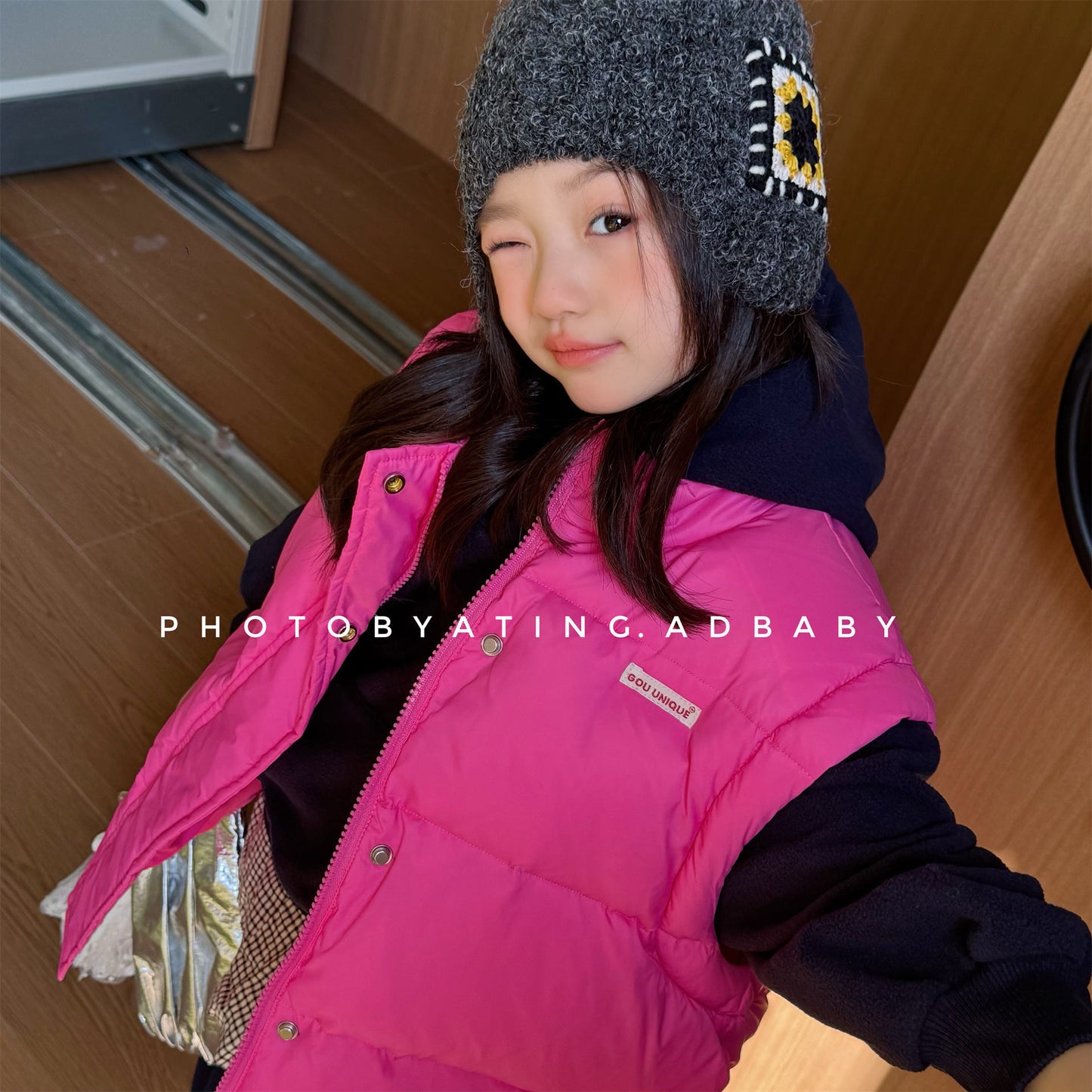 ベスト 中綿ダウンベスト アウター 裏フリース【mh0011919】