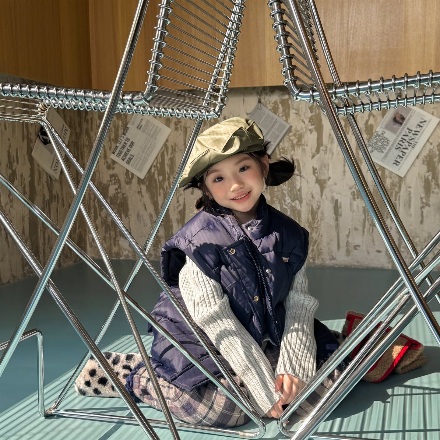 ベスト 中綿ダウンベスト アウター 裏フリース【mh0011919】