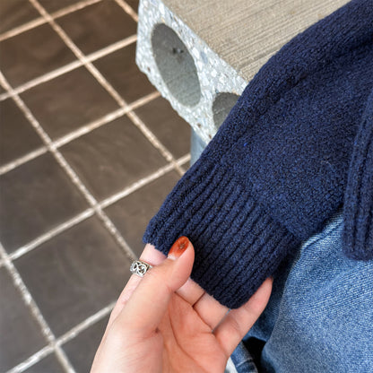 カーディガン・パーカー ニットカーディガン 厚手 カラフルスター 星 セーター【mh0011921】