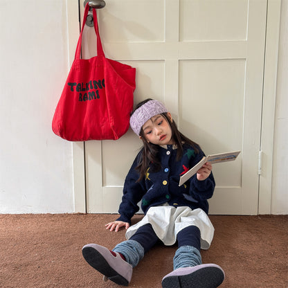 カーディガン・パーカー ニットカーディガン 厚手 カラフルスター 星 セーター【mh0011921】