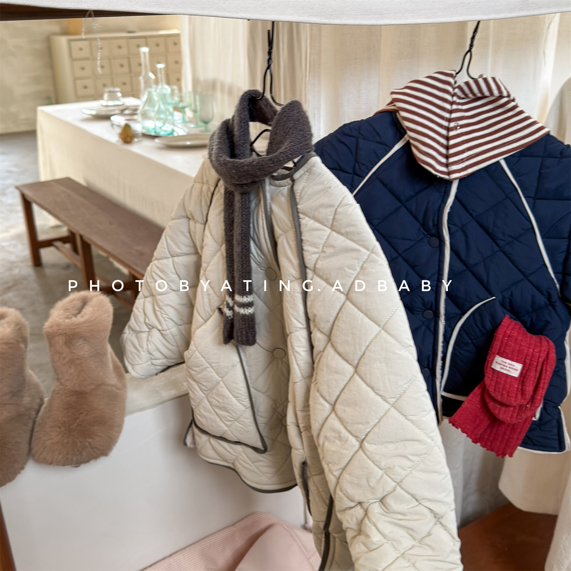 ショートコート・ジャケット・ジャンパー キルトジャケット ノーカラー キルティング アウター【mh0011924】