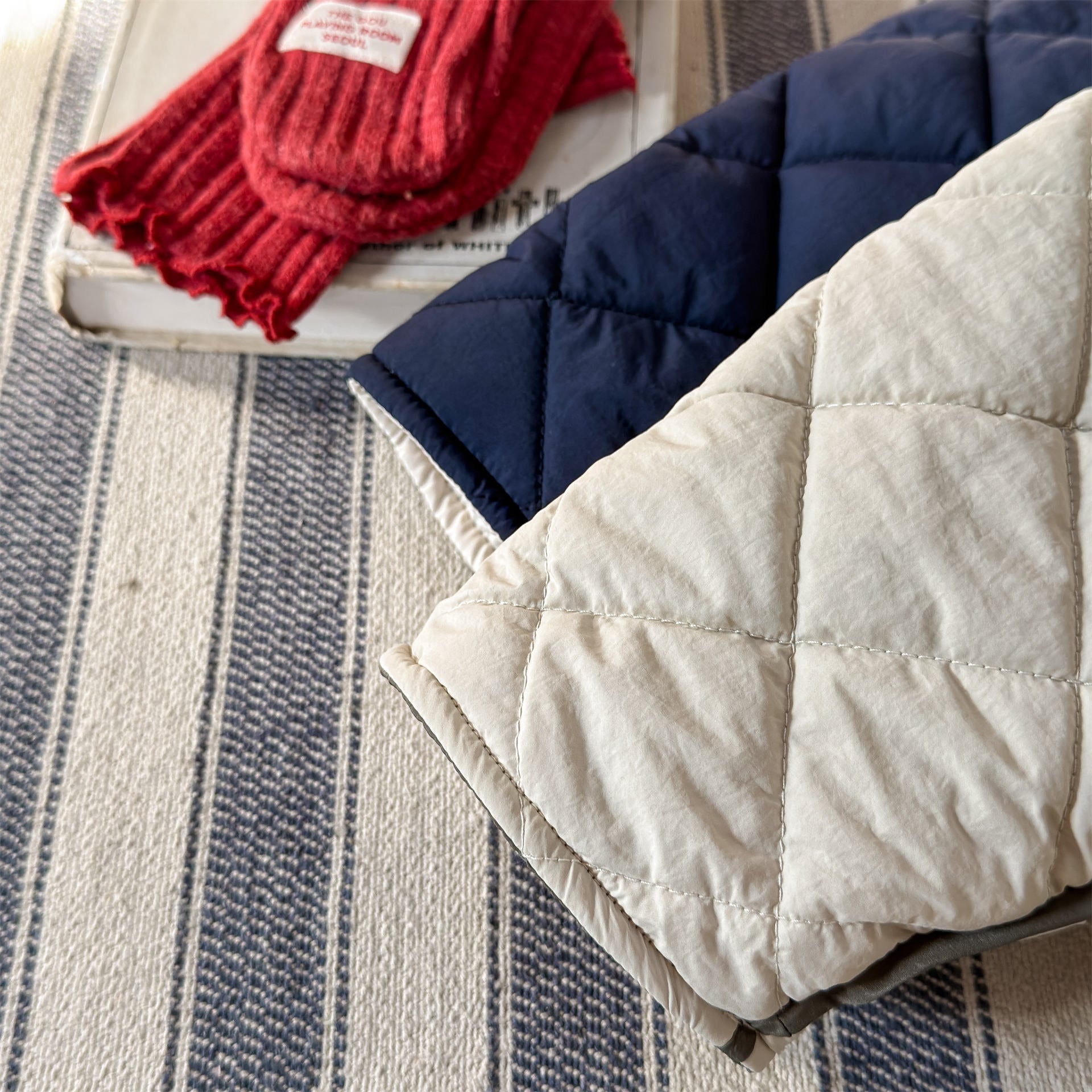 ショートコート・ジャケット・ジャンパー キルトジャケット ノーカラー キルティング アウター【mh0011924】