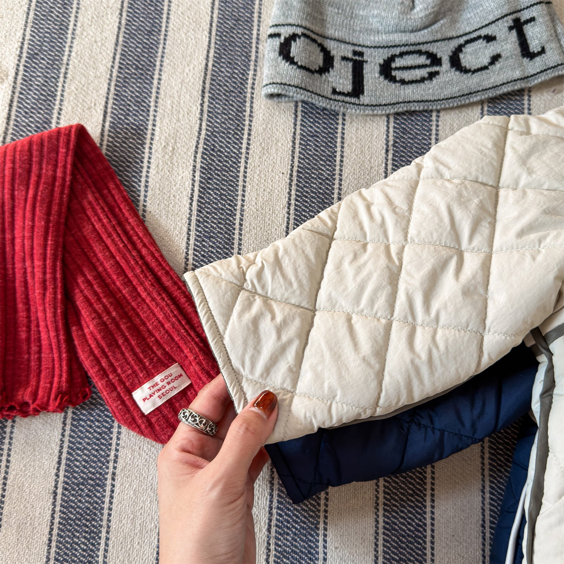 ショートコート・ジャケット・ジャンパー キルトジャケット ノーカラー キルティング アウター【mh0011924】