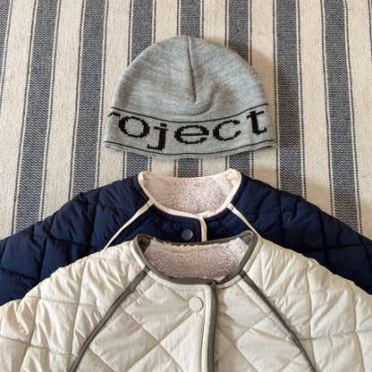 ショートコート・ジャケット・ジャンパー キルトジャケット ノーカラー キルティング アウター【mh0011924】