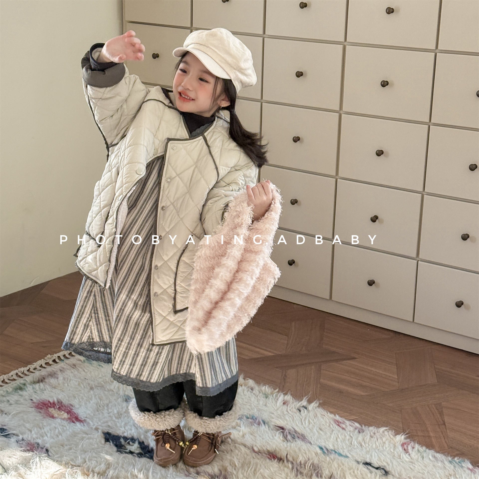 ショートコート・ジャケット・ジャンパー キルトジャケット ノーカラー キルティング アウター【mh0011924】