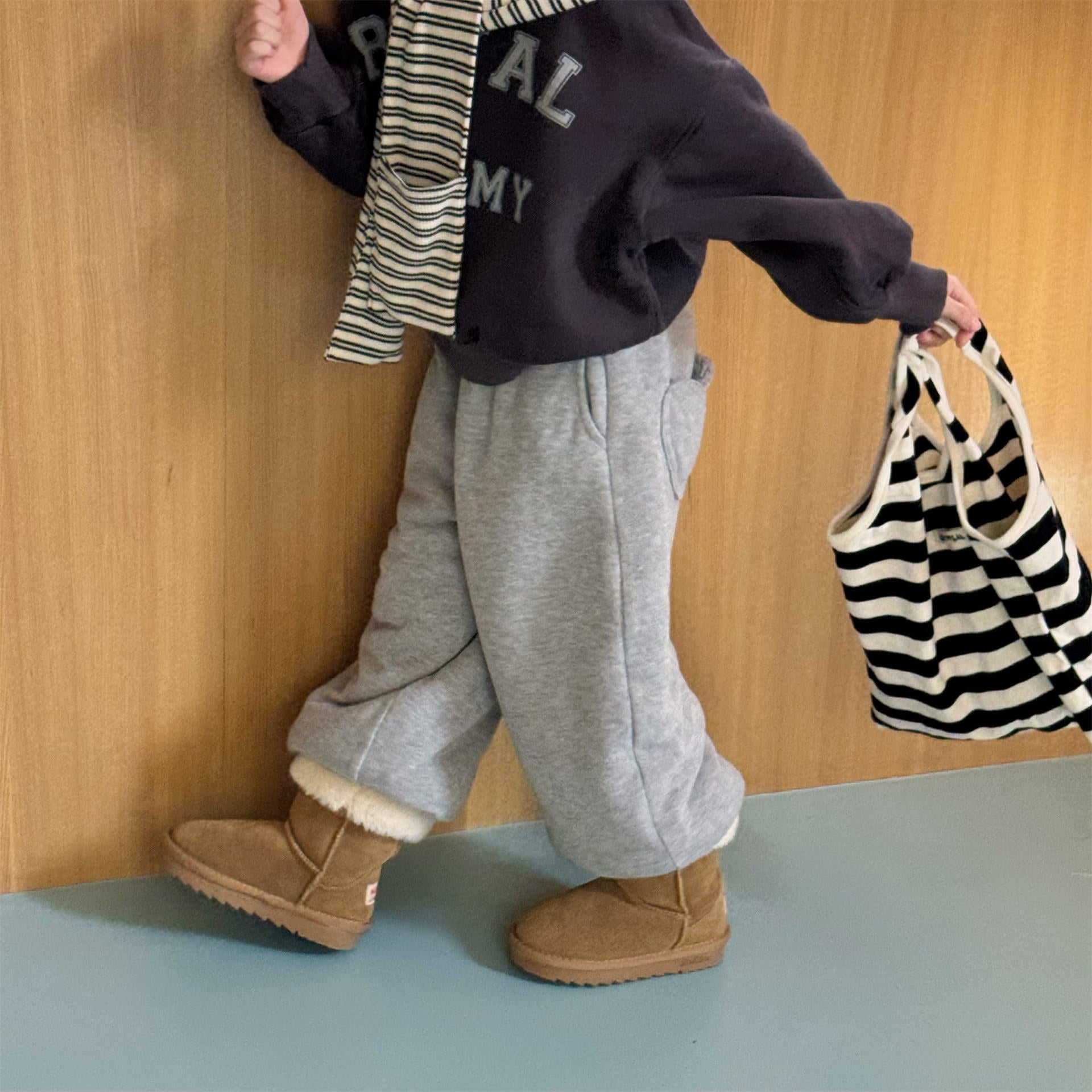 ロングパンツ・スウェットパンツ ハートポケットスウェットパンツ ジョガーパンツ 裏起毛【mh0011925】