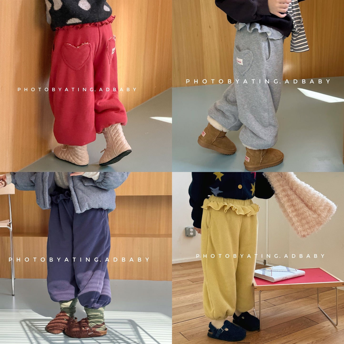 ロングパンツ・スウェットパンツ ハートポケットスウェットパンツ ジョガーパンツ 裏起毛【mh0011925】