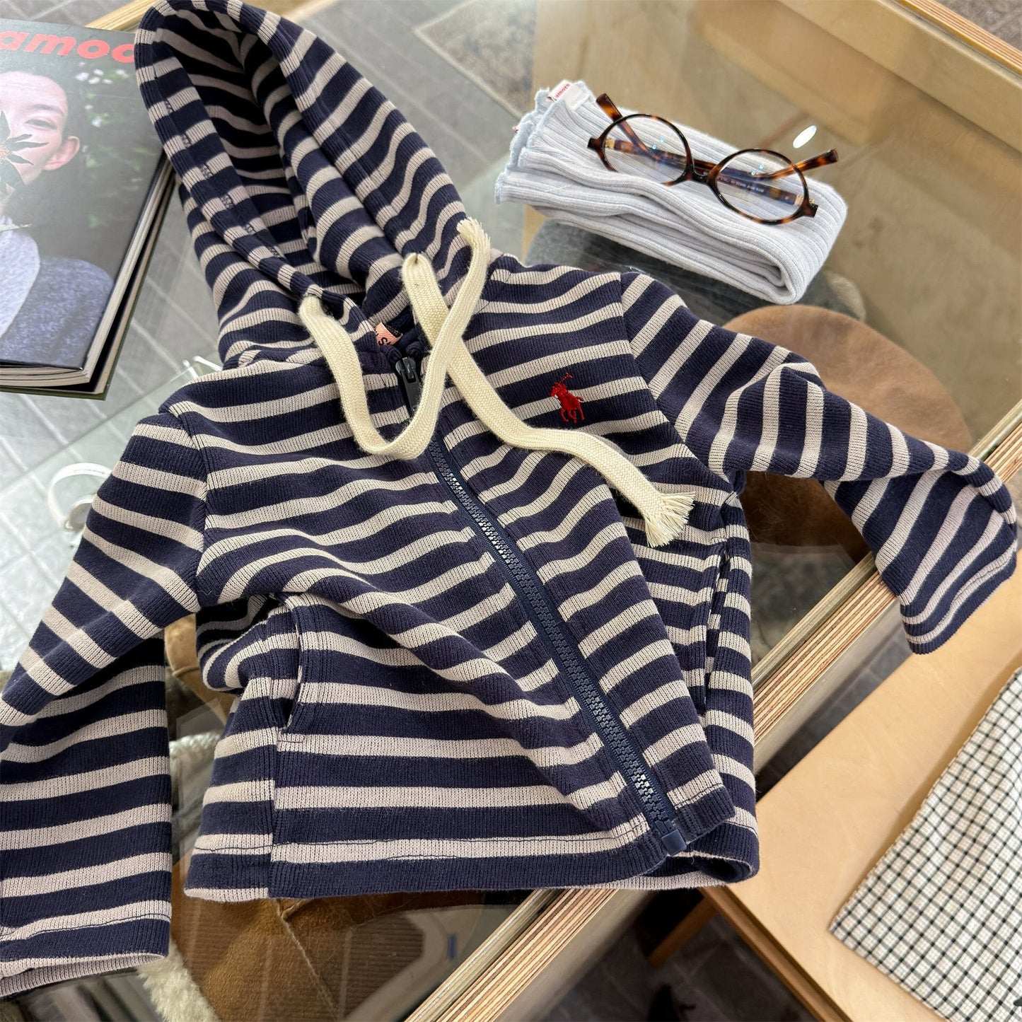 カーディガン・パーカー Navy / 80cm Sweatshirt Jacket Cardigan Top スウェット ジャケット カーディガン【mh0012043】
