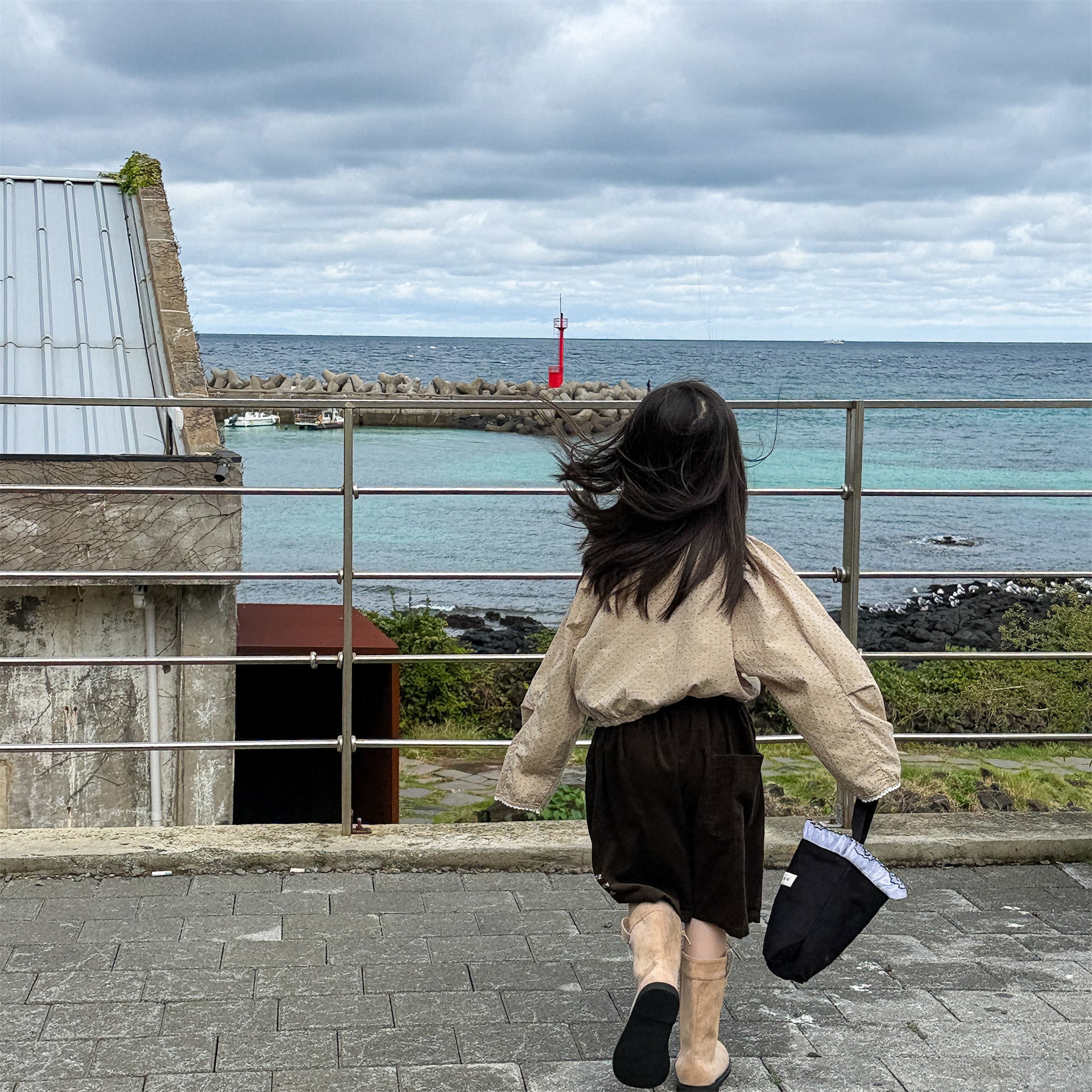 長袖シャツ・ブラウス Polka Dot Lace Puff Sleeve Shirt ドット柄 レース パフスリーブ シャツ【mh0011950】