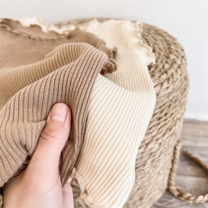 タンクトップ・キャミソール・ノースリーブトップス Ruffle Sleeveless Raglan T-Shirt フリル ラグラン ノースリーブ Tシャツ【mh0011997】