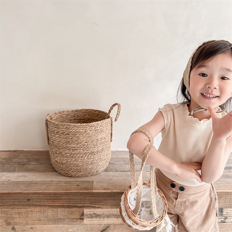 タンクトップ・キャミソール・ノースリーブトップス Ruffle Sleeveless Raglan T-Shirt フリル ラグラン ノースリーブ Tシャツ【mh0011997】