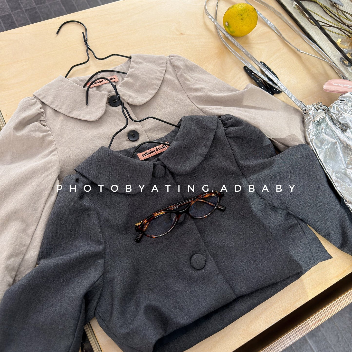 ショートコート・ジャケット・ジャンパー Small Blazer Cardigan Top テーラード カーディガン トップス【mh0012037】