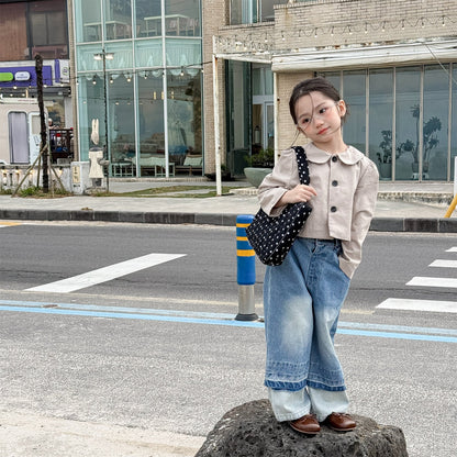 ショートコート・ジャケット・ジャンパー Small Blazer Cardigan Top テーラード カーディガン トップス【mh0012037】