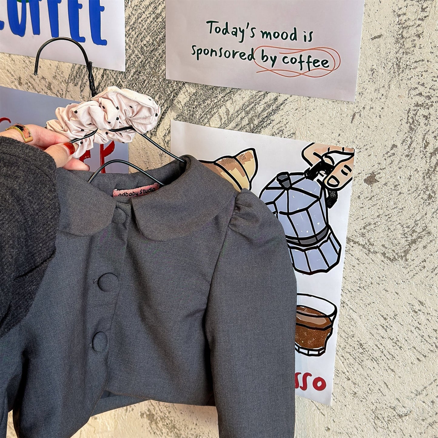 ショートコート・ジャケット・ジャンパー Small Blazer Cardigan Top テーラード カーディガン トップス【mh0012037】