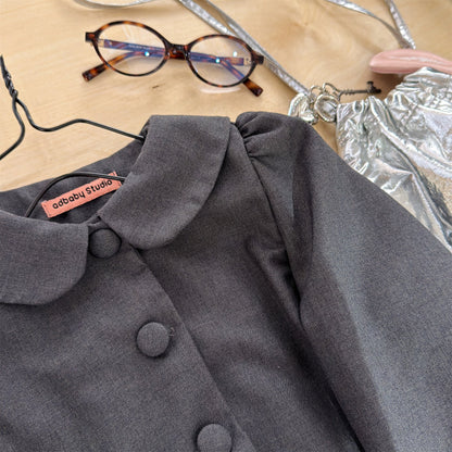 ショートコート・ジャケット・ジャンパー Small Blazer Cardigan Top テーラード カーディガン トップス【mh0012037】