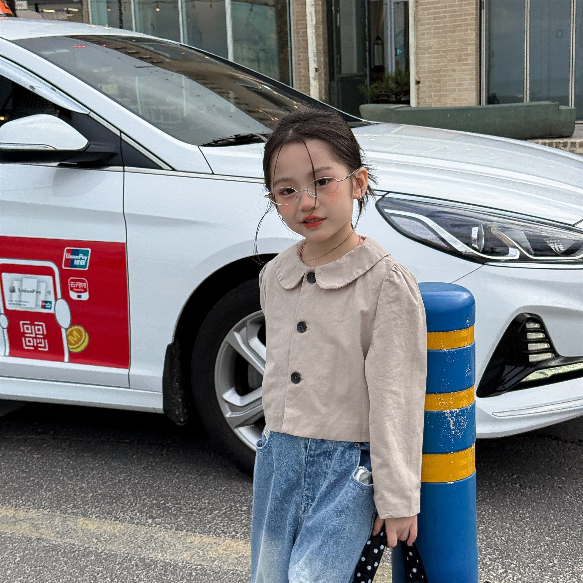 ショートコート・ジャケット・ジャンパー Small Blazer Cardigan Top テーラード カーディガン トップス【mh0012037】