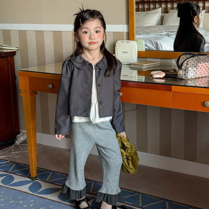 ショートコート・ジャケット・ジャンパー Small Blazer Cardigan Top テーラード カーディガン トップス【mh0012037】