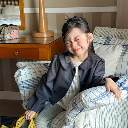 ショートコート・ジャケット・ジャンパー Small Blazer Cardigan Top テーラード カーディガン トップス【mh0012037】